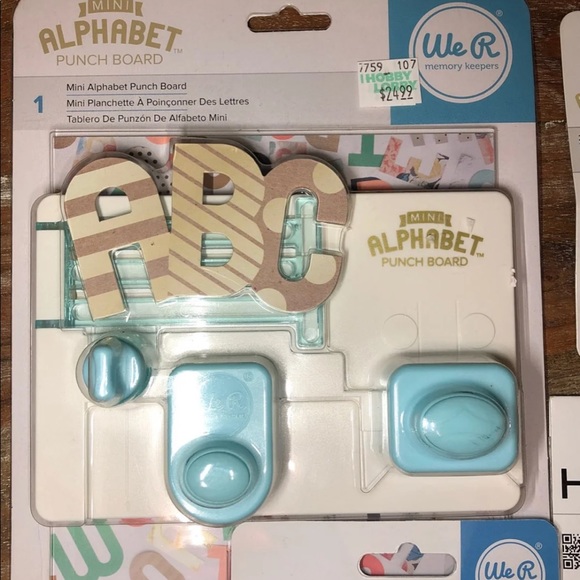 Alphabet punch board and Heat wave foil pen lot - Picture 2 of 5